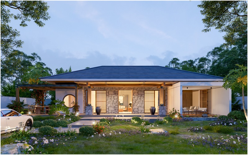 Thiết kế biệt thự sân vườn